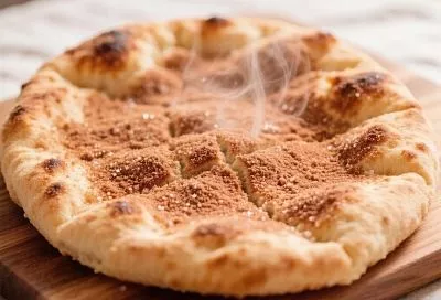 Пышные лепешки на кефире с корицей: с хрустящей корочкой и мягким, пористым мякишем внутри