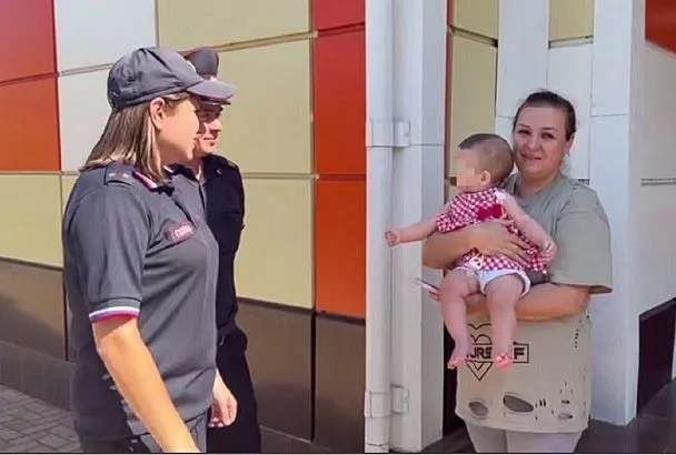 Восьмимесячного ребенка с приступом удушья доставили в больницу полицейские на Кубани