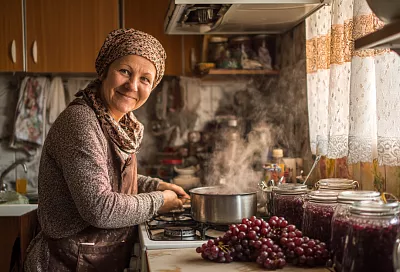 Конфитюр из тёмного винограда: густой, ароматный и быстрый