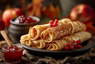 Яблочные блины: быстрый и нежный завтрак