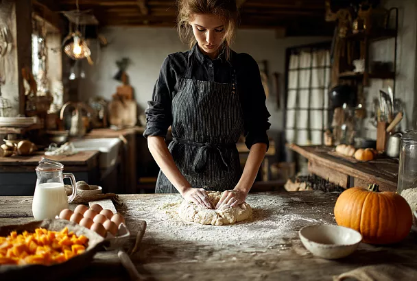 Мгновенные пирожки с тыквой: сладкий завтрак за считанные минуты