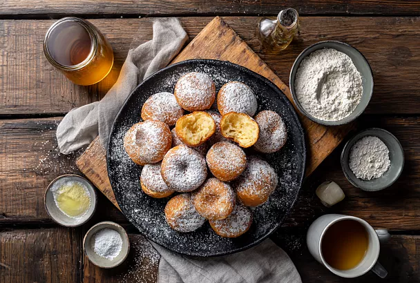 Ленинградские пышки как в пышечной: хрустят даже остывшими, а внутри — облако