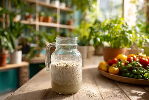 Овсяной эликсир для огорода: простой натуральный удобрительный настой за пару минут