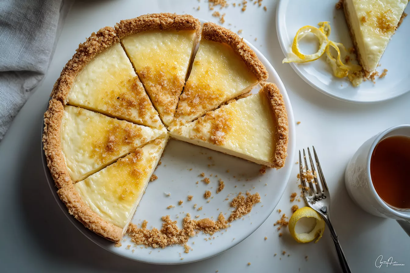 Сметанник на песочном тесте: нежная начинка и рассыпчатая основа