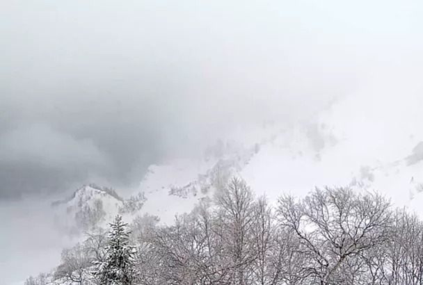 Стало известно, какая высота снега в горах под Сочи
