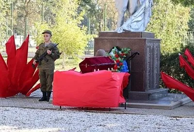 Останки бойцов Великой Отечественной войны захоронили в станице Благовещенской
