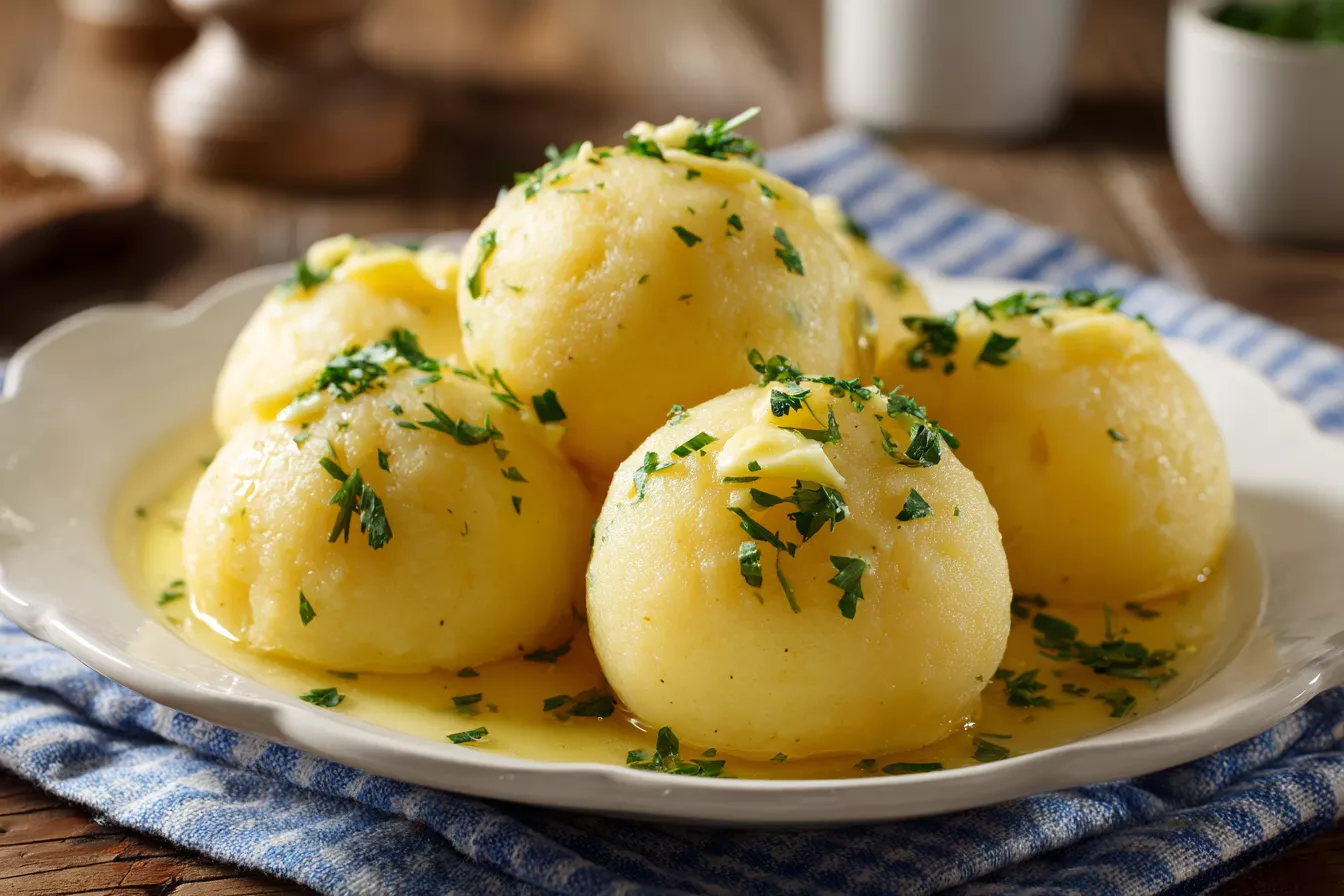 Немецкие картофельные кнёдли: нежные внутри, упругие снаружи и без муки