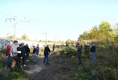 В Краснодаре более 800 человек навели порядок на Ростовском шоссе