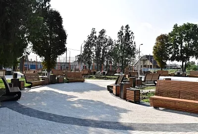 Благоустройство зоны отдыха по нацпроекту завершают в Успенском районе