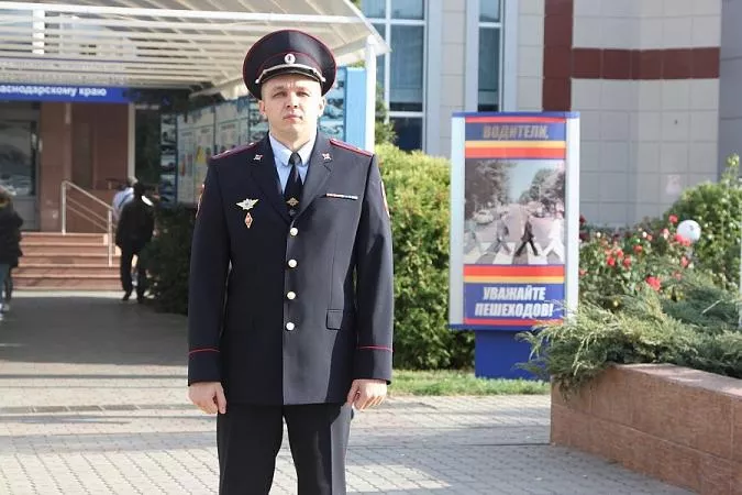 Капитан полиции Валерий Старцев (МРЭО №1 ГИБДД ГУ МВД России по Краснодарскому краю)