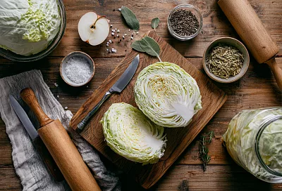 Классическая французская квашеная капуста: простой способ без рассола и без хлопот