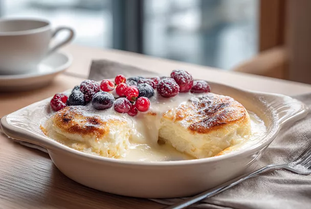 Сырники в сметанной заливке: тают во рту, нежные и сливочные — как в лучших кафе