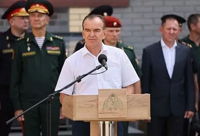 Губернатор Вениамин Кондратьев принял участие в открытии нового комплекса зданий подразделений Росгвардии в Анапе