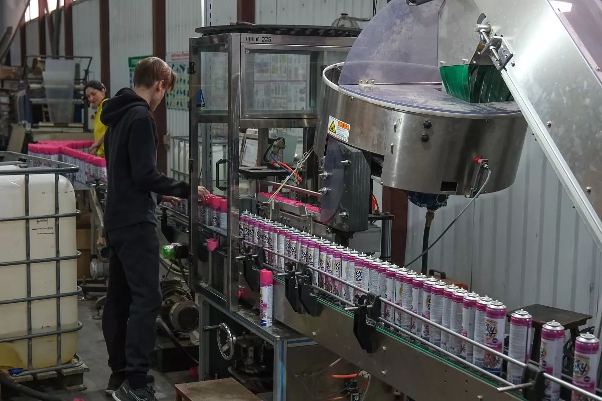 Основная специализация компании - производство аэрозолей.