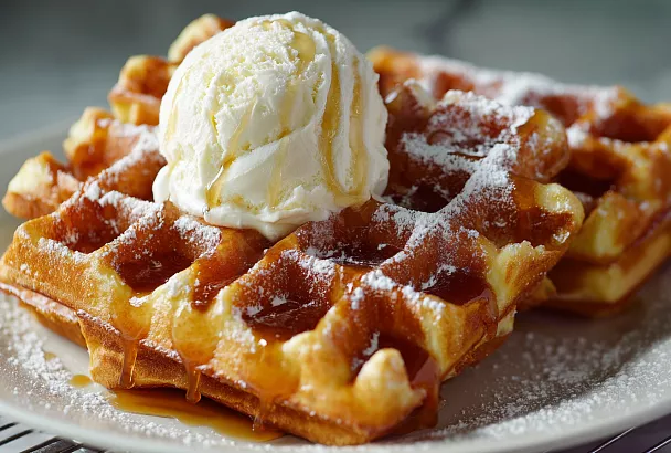 Венские вафли в вафельнице: нежные, румяные и очень домашние