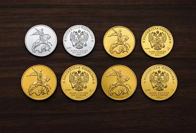 Банк России 21 августа выпустит инвестиционные монеты «Георгий Победоносец»