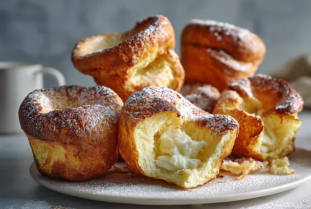 Воздушные «выпрыгивающие» булочки за 5 минут из 5 ингредиентов: хрустящие снаружи, мягкие внутри — магия в духовке