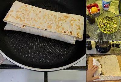 Завернул в лаваш тофу и грибы – 15 минут, и ароматная шаурма без масла на столе: идеально в пост и на диете