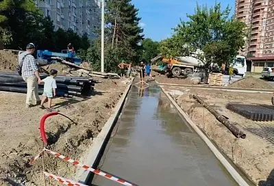 Новое общественное пространство появится в Краснодаре: работы идут в Юбилейном микрорайоне