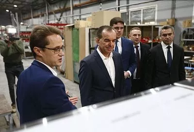 Губернатор Вениамин Кондратьев посетил одно из ведущих в Краснодарском крае производств пищевого оборудования