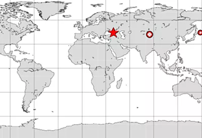 Землетрясение магнитудой 4,1 произошло неподалеку от Сочи
