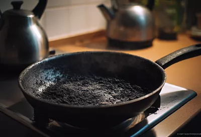 Как отмыть сильный нагар со сковороды и кастрюль за 10 минут