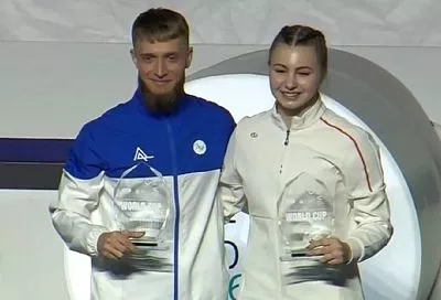 Кубанские батутисты завоевали три медали на Кубке мира в Баку