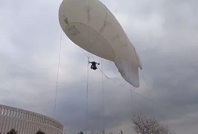 Росгвардия привлекла аэростат для охраны порядка на матче Россия - Никарагуа в Краснодаре