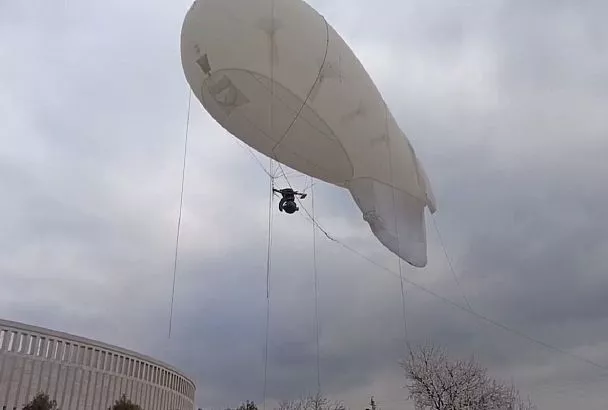 Росгвардия привлекла аэростат для охраны порядка на матче Россия - Никарагуа в Краснодаре