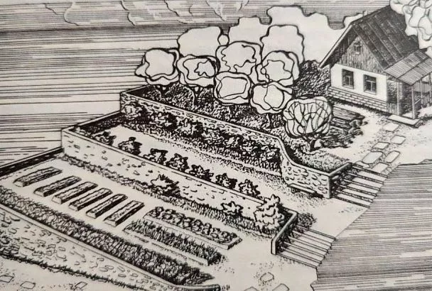 Поставил такую стенку на своем участке, и сохранил плодородный слой, больше не вымывается