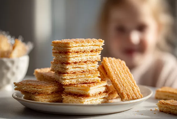Быстрое творожное печенье к чаю: нежное, слоистое и из доступных продуктов