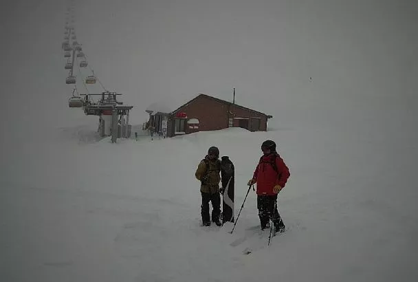 Снежный бум начался на горнолыжных курортах Сочи