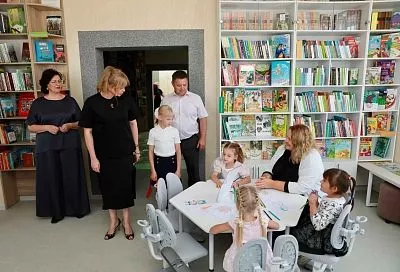 В Брюховецком районе по нацпроекту открыли модельную библиотеку
