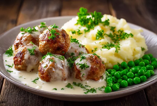 Сочные тефтели в сливочном соусе: вкуснее, чем в IKEA