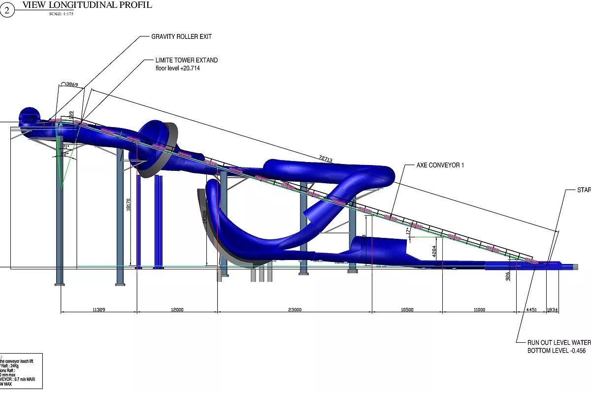 Проект горки «Торнадо-24 комбинированная»