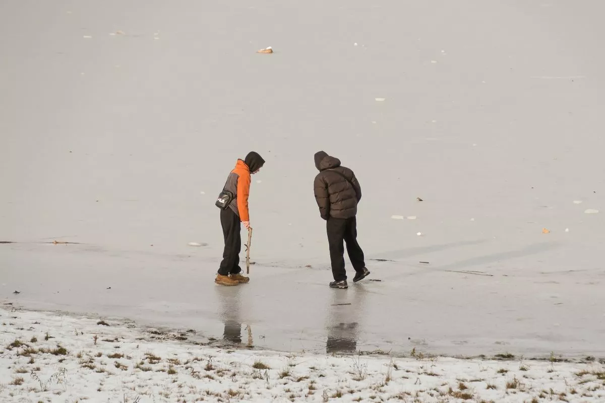 Тонкий лед - смертельная опасность: как избежать трагедии во время зимних прогулок на Кубани
