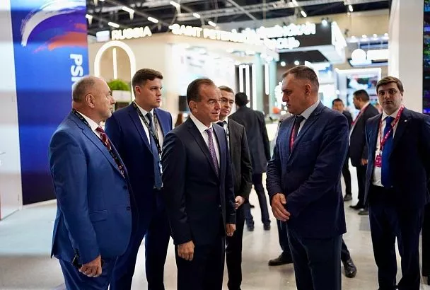 Губернатор Кубани Вениамин Кондратьев принимает участие в Международной промышленной выставке «Иннопром»