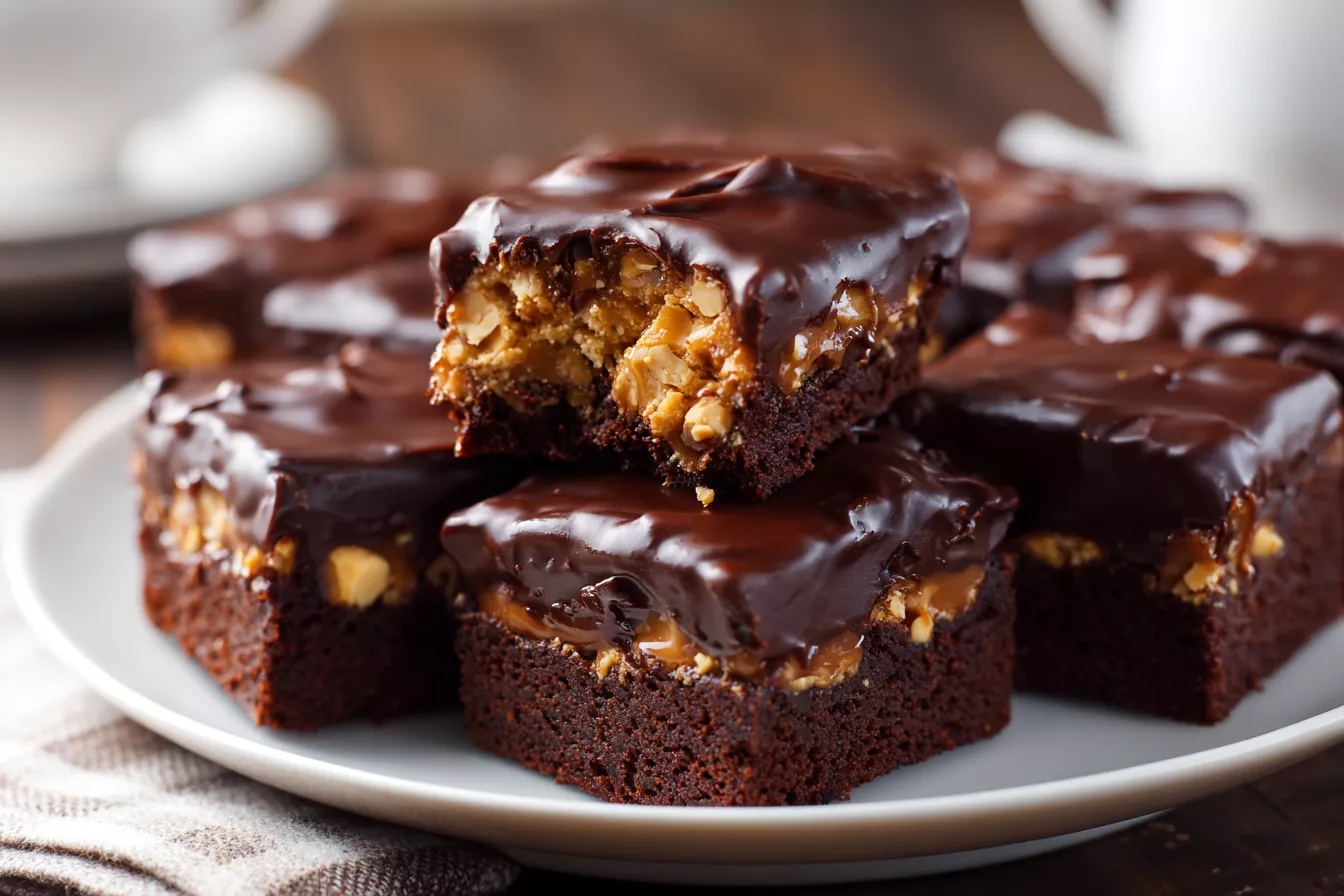 Шоколадный десерт «Сникерс» в микроволновке — мягкий, воздушный и готов за 10 минут