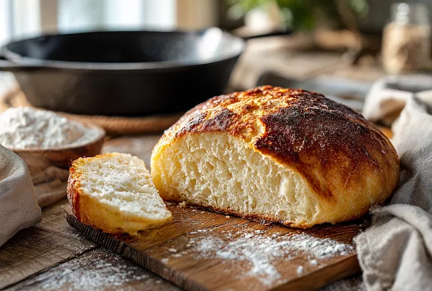 Домашний хлеб на сковороде: проверенный рецепт