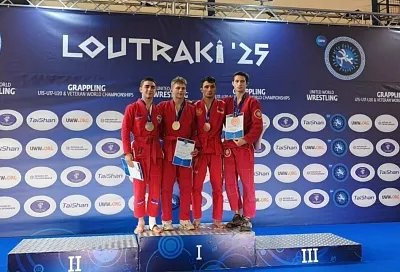 Спортсмены из Краснодарского края завоевали семь медалей на первенстве мира по спортивной борьбе
