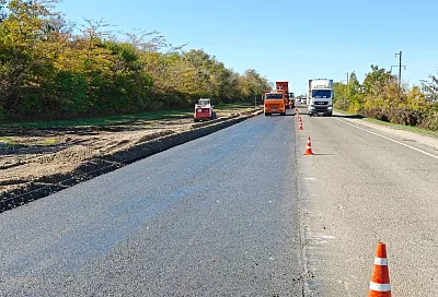 Участок дороги в Крымском районе отремонтируют по нацпроекту «Инфраструктура для жизни»: работы уже стартовали