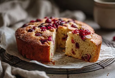 Быстрый кефирный пирог за 5 минут – нежный, как облако, с сочными ягодами и тонким ароматом ванили