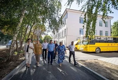 Обновленная после капремонта школа-интернат в поселке Виноградном готовится к учебному году