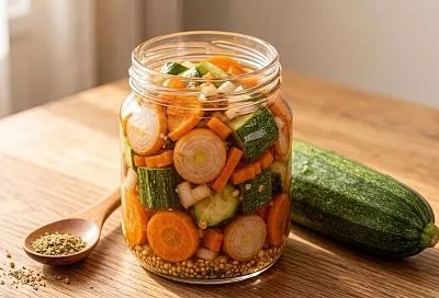Готовлю кабачки, на вкус как грибы — 15 минут до банки, зимой пальчики оближешь