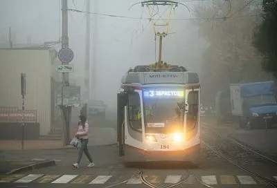 Краснодар накрыл густой туман