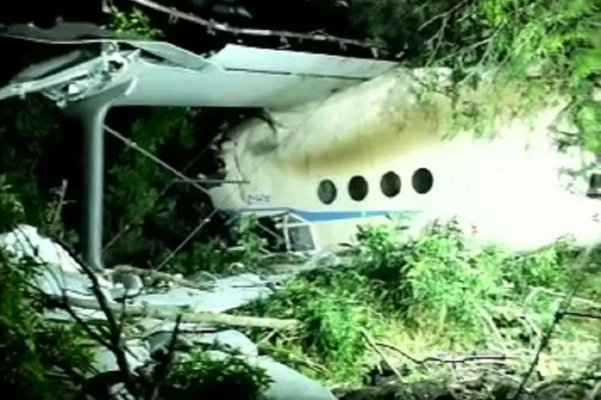 Опубликовано видео с места крушения АН-2 в Краснодарском крае