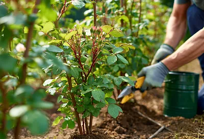 Весенний уход за розами: обрезка, подкормка и обработка от болезней