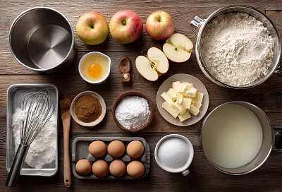 Шарлотка без сюрпризов: пышно, ровно пропечённо и с карамельной корочкой