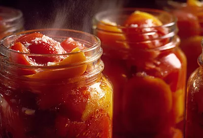 Нарезала помидоры кусочками и закрыла в собственном соку — зимой соус для пиццы за минуту