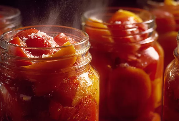 Нарезала помидоры кусочками и закрыла в собственном соку — зимой соус для пиццы за минуту